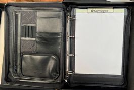 Samsonite Aktenmappe / Schreibmappe Leder