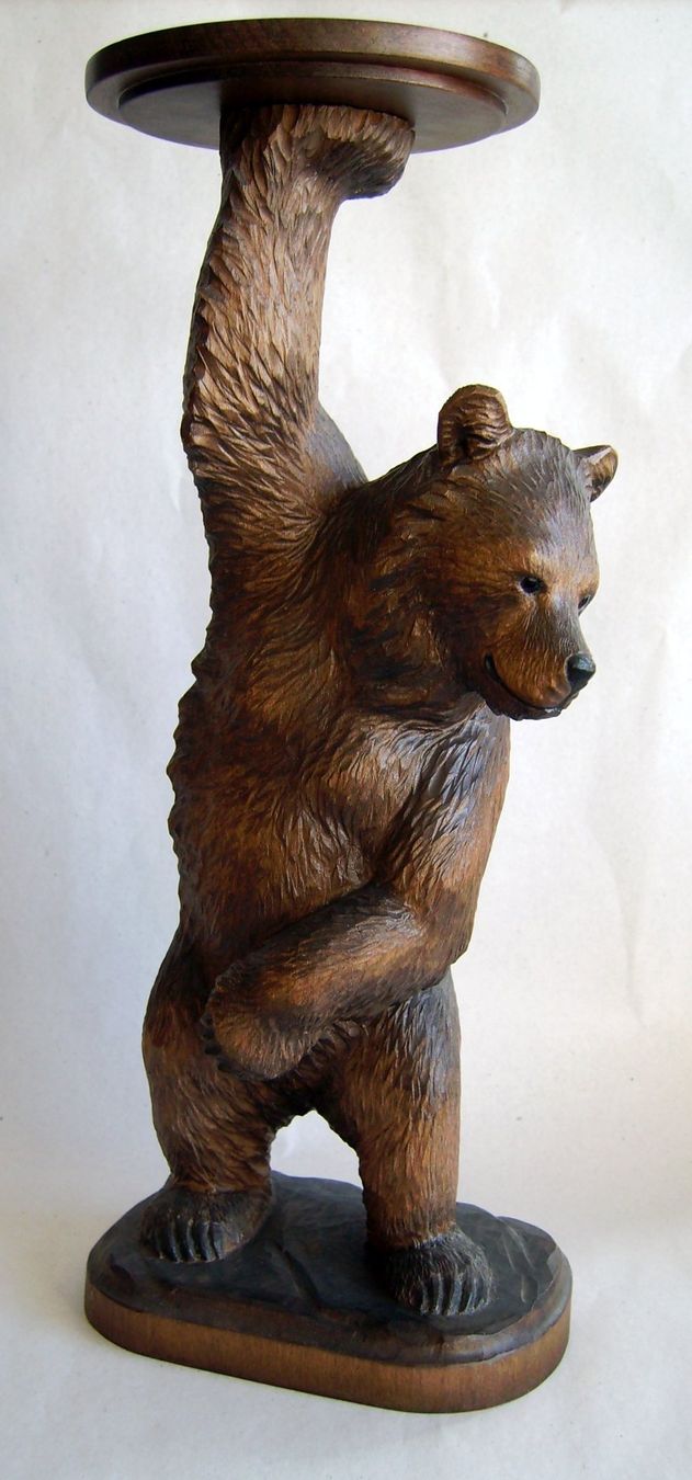 Sculture & Statue: Brienzer Bär Black Forest Carved Bear Skulptur – Nuovo e nell'imballaggio originale da Brienzwiler venduto da Holzschnitzer-Brienz 1