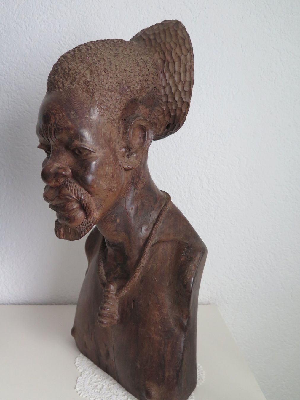 Sculture & Statue: alte Afrikaner Büste Bongossi Holz – Usato da zürich venduto da celotto 1