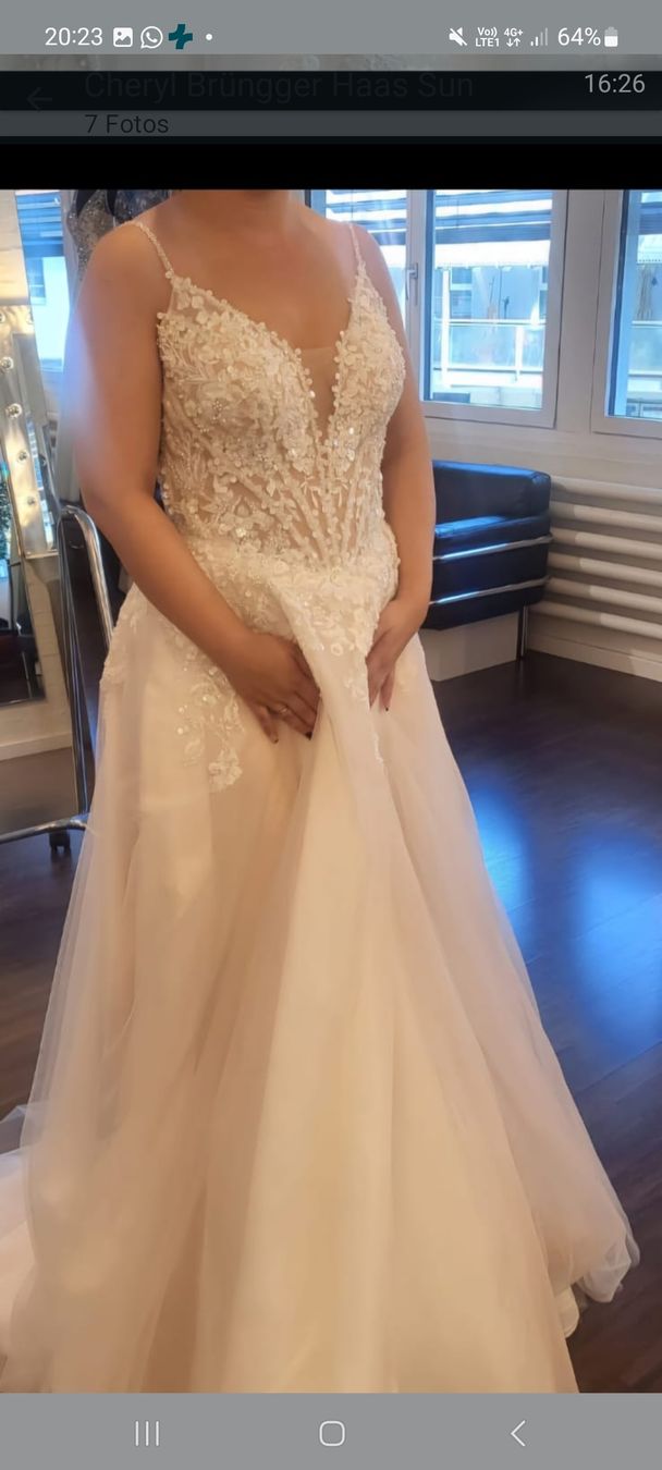 Vestiti: NEUES wunderschönes BRAUTKLEID Modell: Dolce D 2409 – Nuovo e nell'imballaggio originale da Turbenthal venduto da tirare 2
