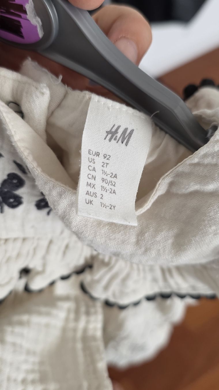 H&M Kleider & Röcke: Weisses Kleid Gr. 92 – Gebraucht aus Wettingen von Francesca011 2