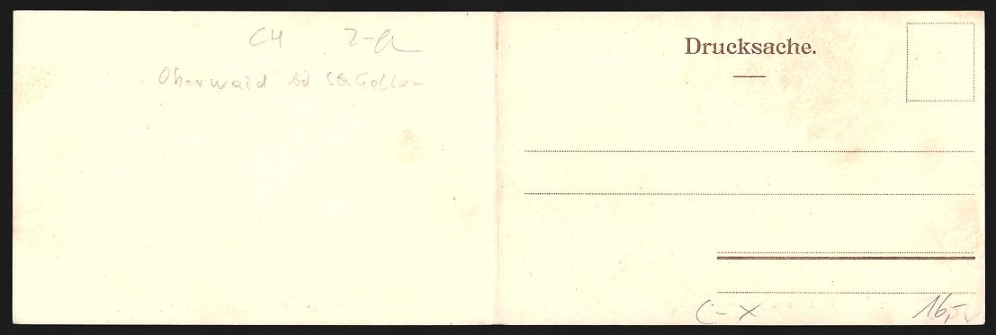 Cartoline postali: Klapp-AK St. Gallen, Das Sanatorium Ober – Usato da Berlin venduto da bartko-reher 1