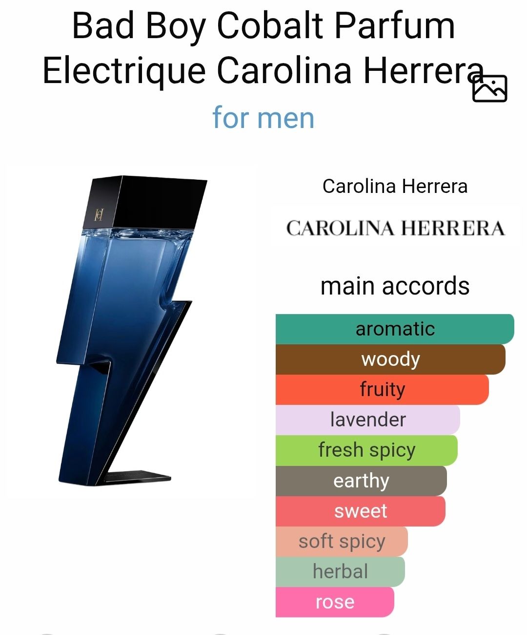 Carolina Herrera Profumi & Eau de Toilette: Carolina Herrera Bad Boy Cobalt – Nuovo (secondo la descrizione) da Utzigen venduto da DRAGONY23 2