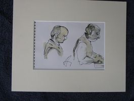 "Schizzi di Caffé" - Verkauf Sammlung Jürg Stamm - Zeichnung