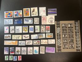 Année complète 1986 oblitérés