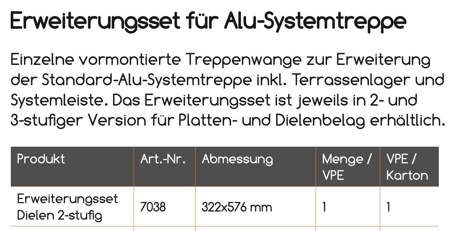 Treppen: Terassendielen-Systemtreppe 2-stufig Karle & Rubner – Gebraucht aus Uezwil von Wundabua 7