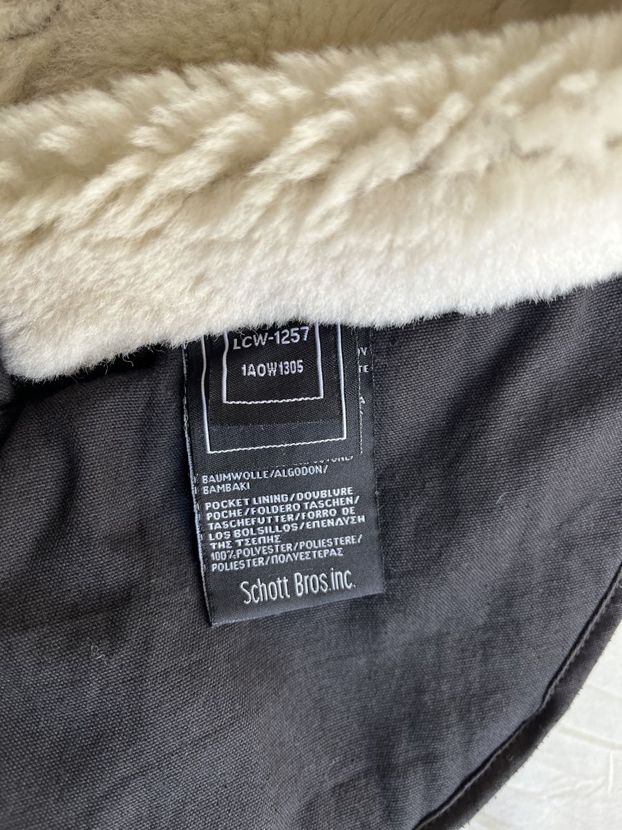 Schott Giacche: Schott Schafsleder Winterjacke – Nuovo (secondo la descrizione) da Zürich venduto da j___b 4