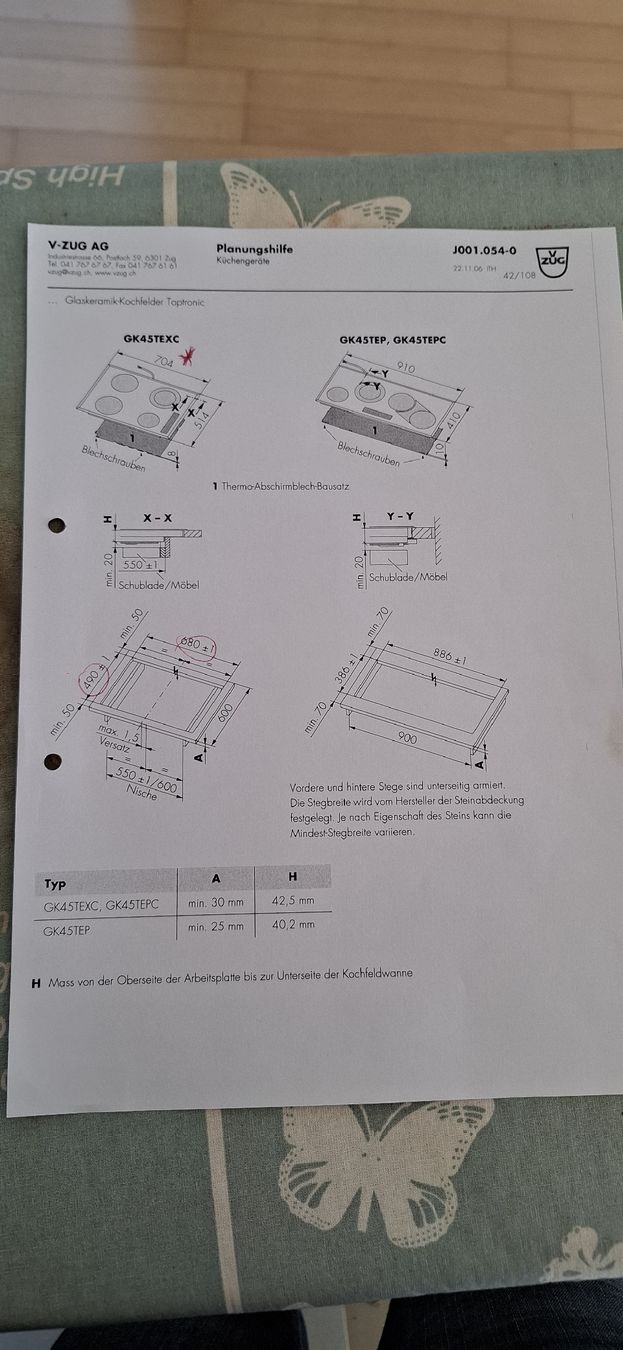 Herde: Glaskeramik V-Zug Toptronic – Gebraucht aus Reiden von Ckleeblatt 6