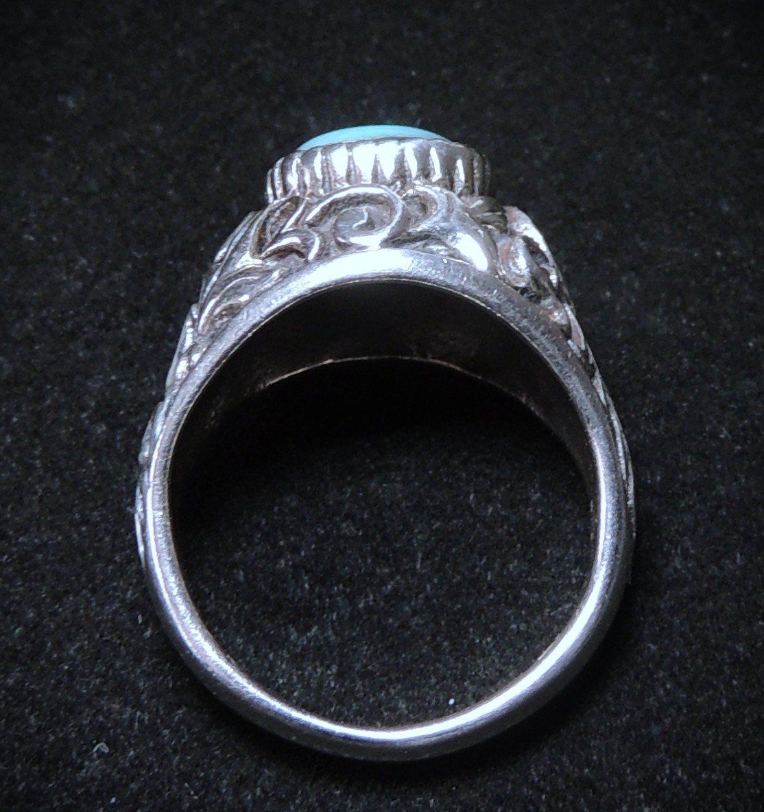 Anelli: Howlith Silber 925 Fingerring Gr. 52 – Usato da Waldenburg venduto da schaller707 3