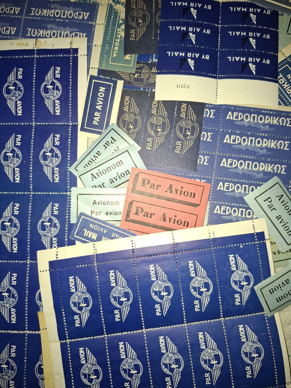 Alle Briefmarken: diverse Flieger Eticketen  – Gebraucht aus Balgach von SIMEON27 2