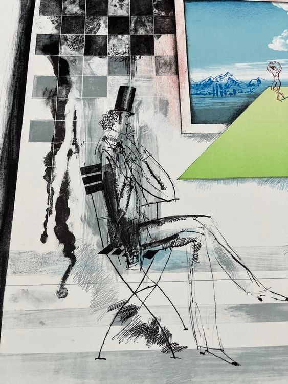 Grafica & Litografie: HORST LEMKE LITHOGRAPHIE SIGNIERT NUMMERIERT – Usato da Gersau venduto da grafik-kunst 2