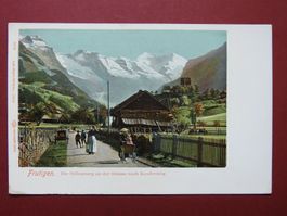 Frutigen - Tellenburg an der Strasse nach Kandersteg