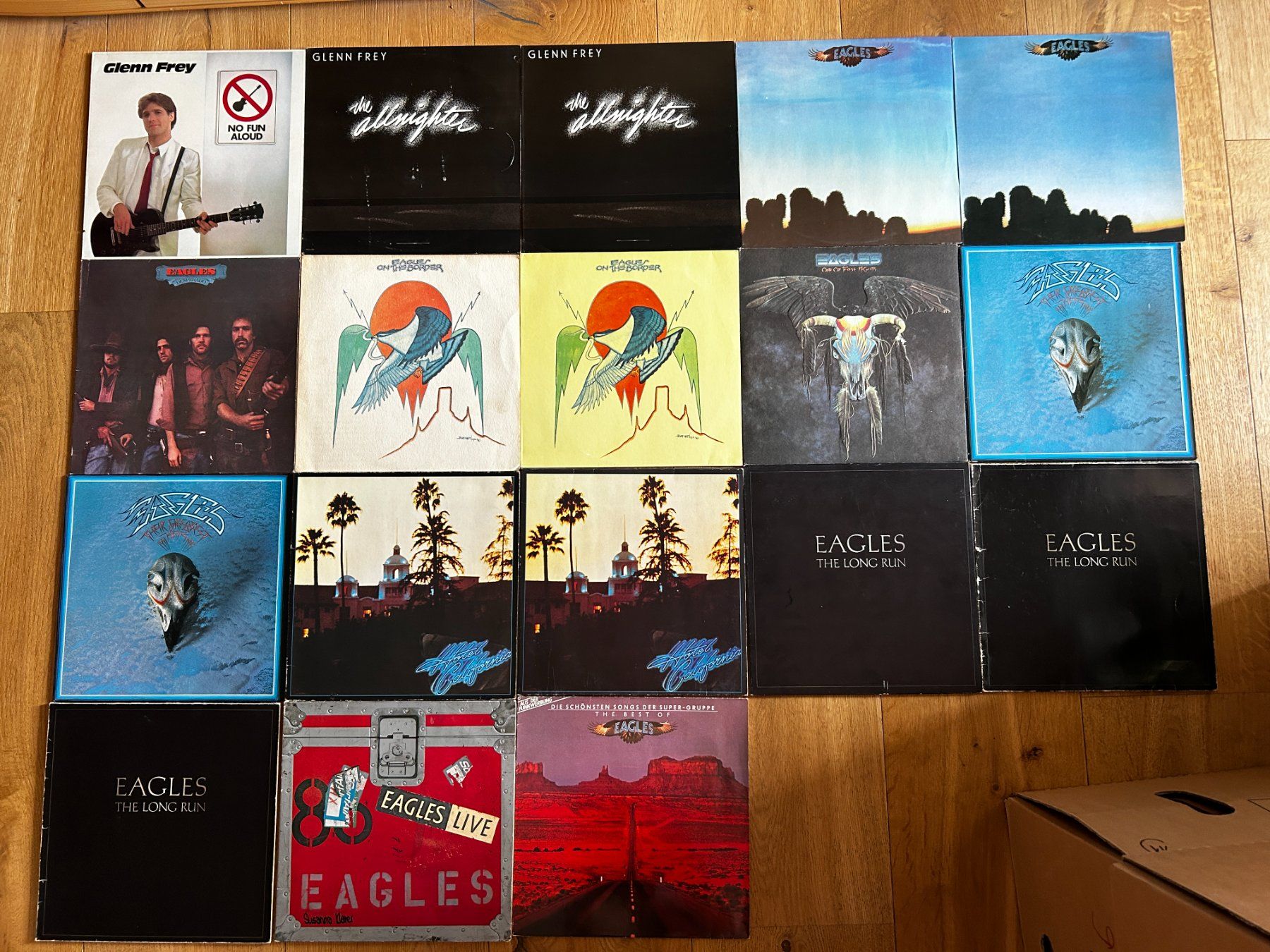 Dischi in vinile: LP Sammlung Eagles, 19 LPs, teils div. Pressungen, top – Usato da Steinach venduto da Jaguare1961