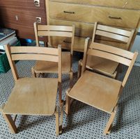 Série 4 chaises design années 70 vintage mobilier enfant