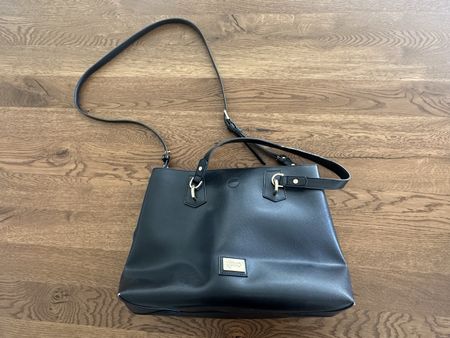 Liu Jo, Handtasche, schwarz, Leder, neuwertig