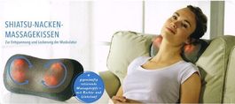 SHIATSU Nackenmassagekissen / Massagegerät / Neuwertig