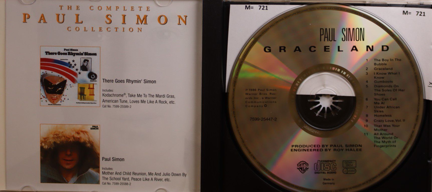 CDs: Paul Simon – Graceland – Gebraucht aus Luzern von CONTENTI 1