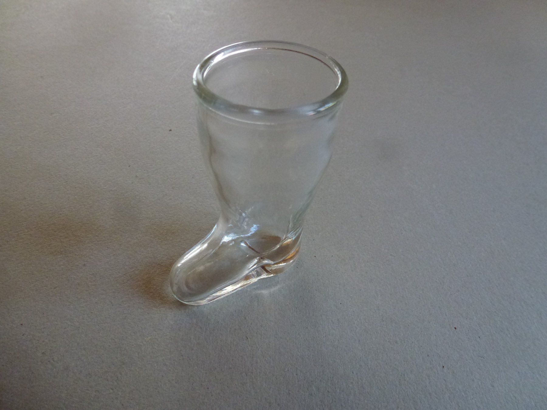Bicchieri: Glas-Stiefel für Schnaps – Nuovo (secondo la descrizione) da Mühlrüti venduto da Dadadachs
