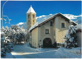 AK Celerina, Crasta, Engadin, Graubünden, Winteridyll