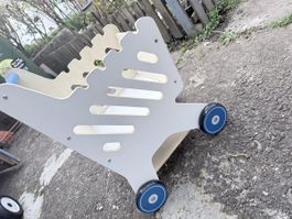 Holz-Einkaufswagen für Kleinkinder