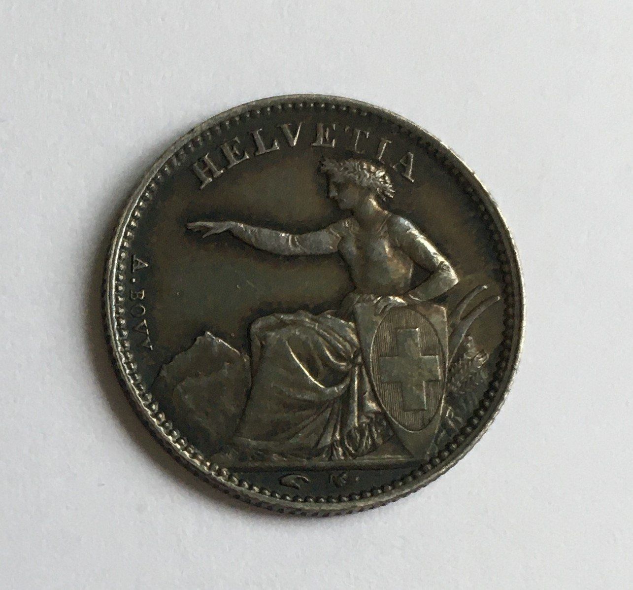 Tutti le monete: 1850 50 Rappen unz / stgl – Nuovo (secondo la descrizione) da Kirchberg SG venduto da Z-Collection