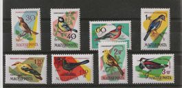Serie Vögel Ungarn 1961 Postfrisch **