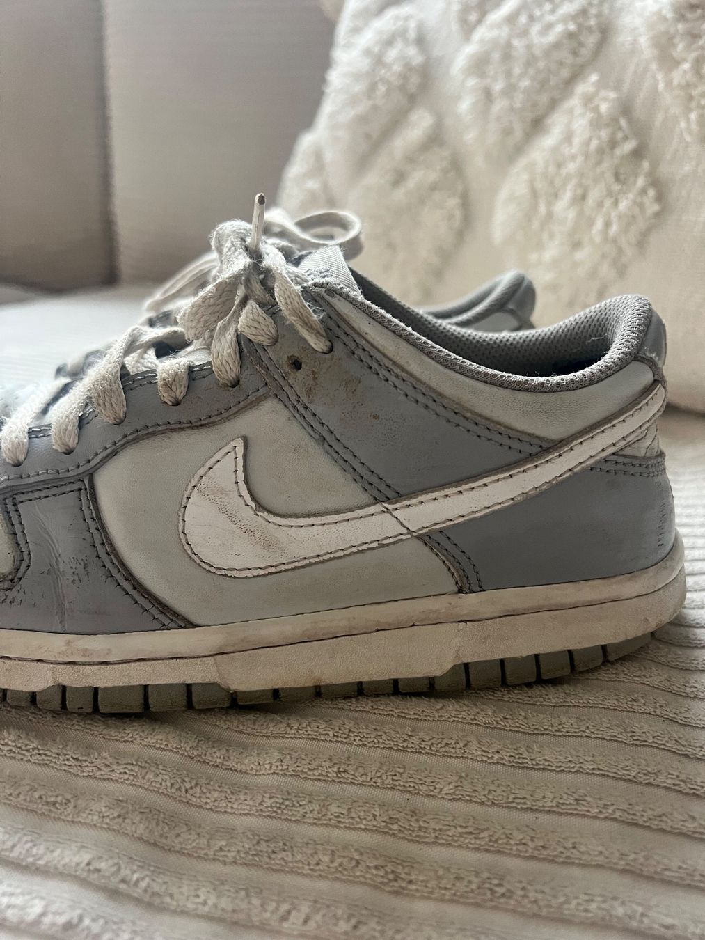 Nike Scarpe da uomo: Nike Dunk Low Sneaker, Grau/Weiss, Grösse 36.5 – Usato da Lufingen venduto da bombolulu 1