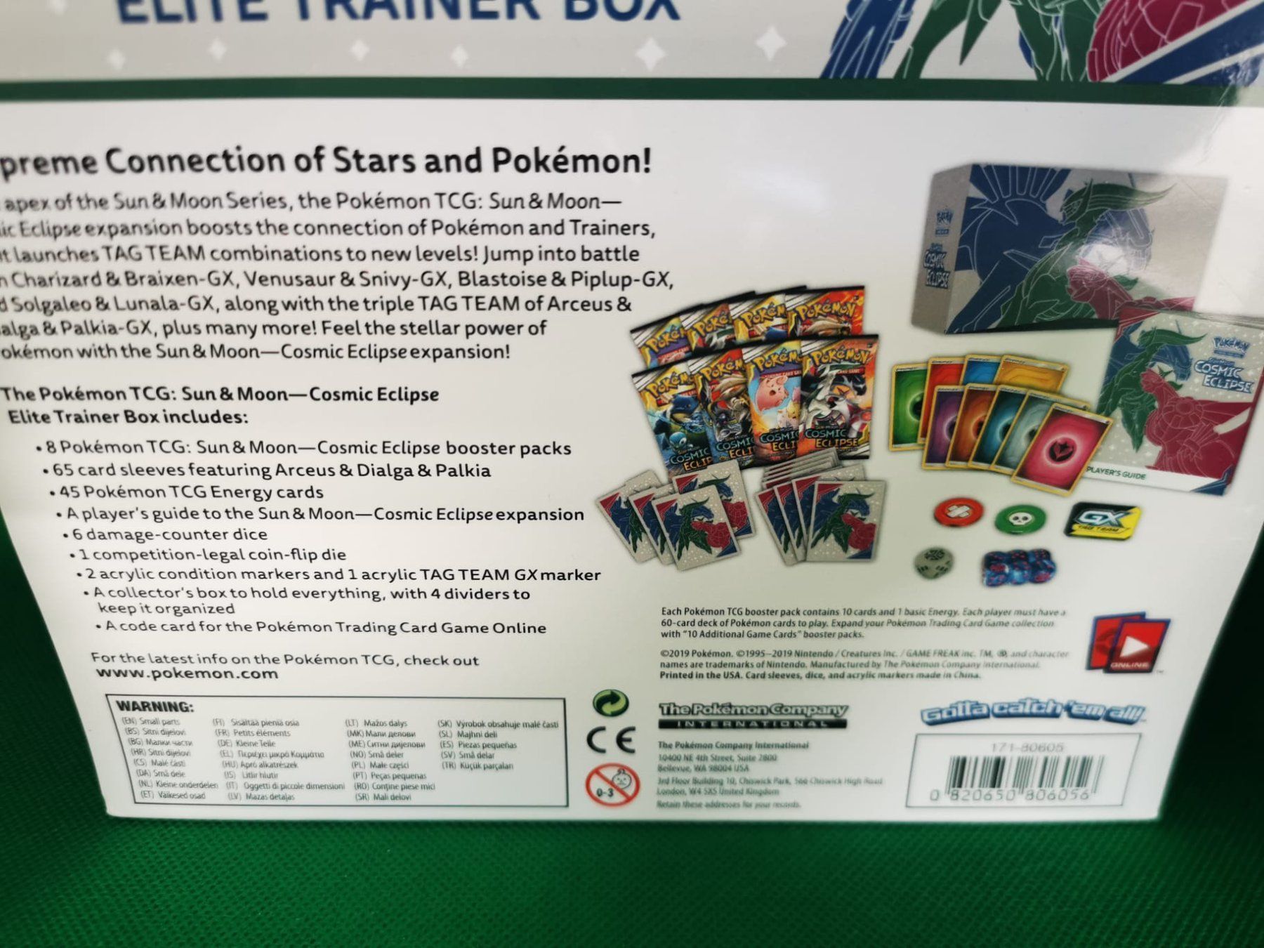 Pokémon Carte collezionabili: Pokemon Cosmic Eclipse Elite Trainer Box ENG NEU +OVP Sealed – Nuovo e nell'imballaggio originale da Opfikon venduto da Yoshis_World 5
