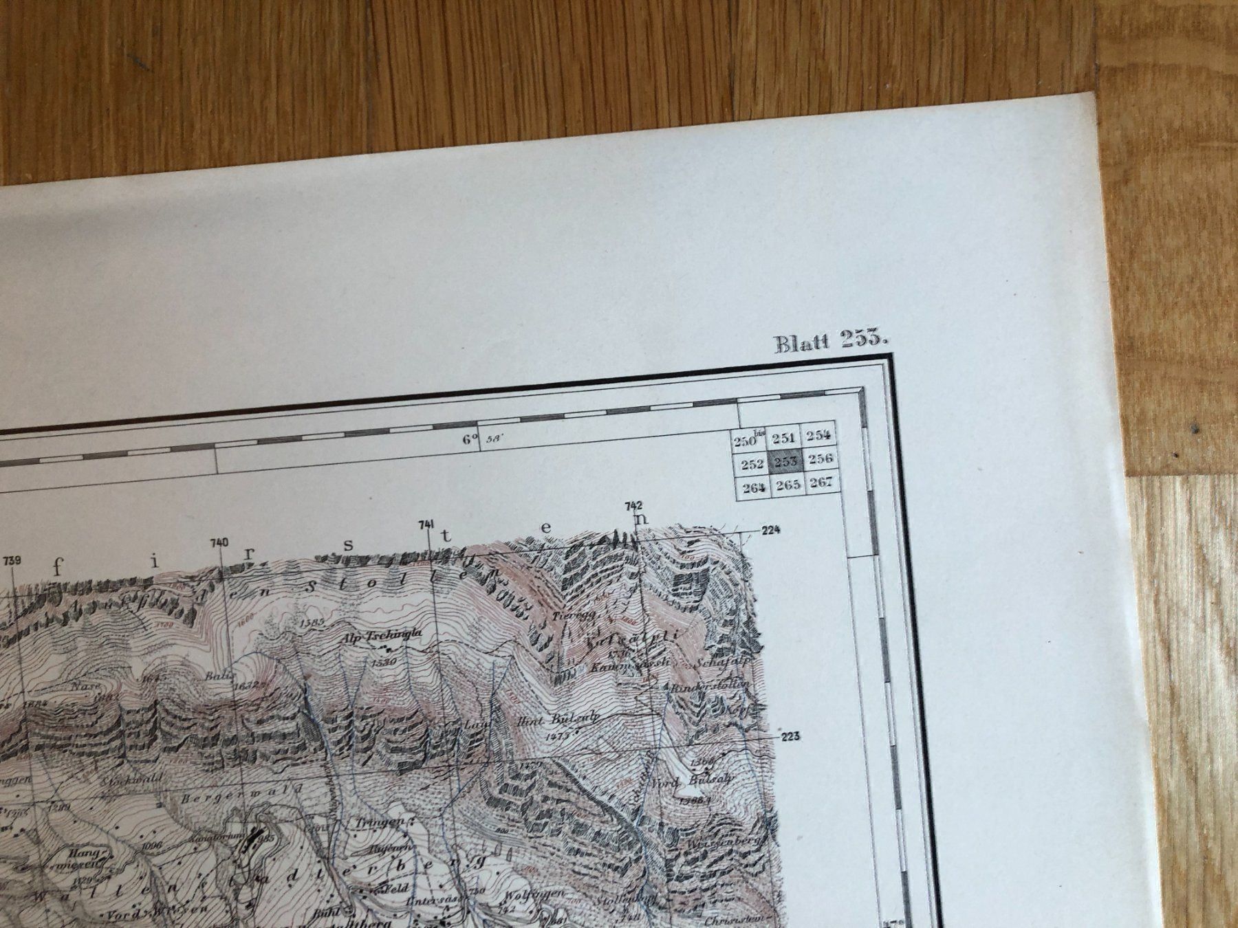 Cartes géographiques & atlas: Siegfriedatlas Bl. 253: Wallenstadt – D'occasion à Zürich par allp 3