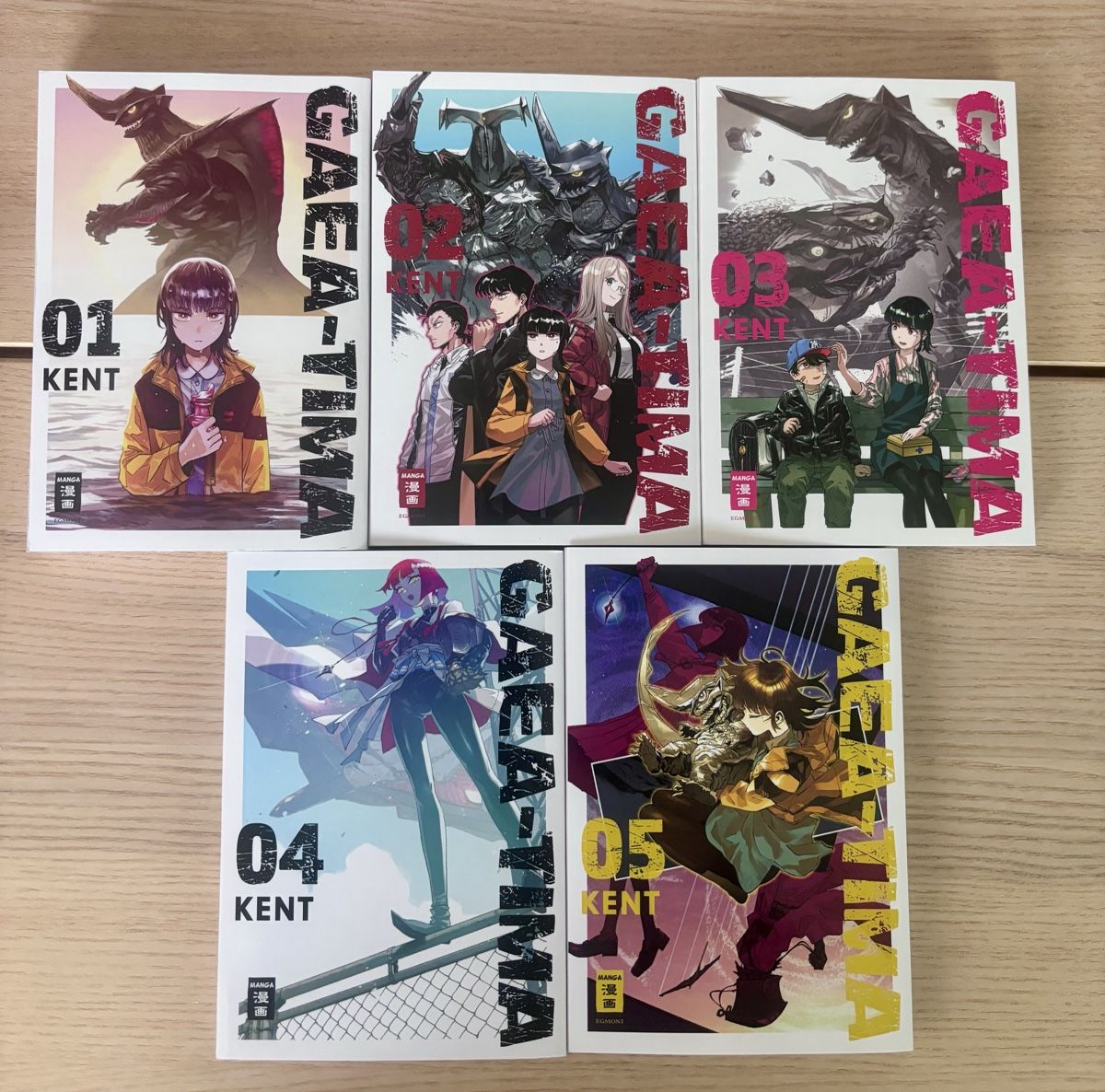 Comics: Gaea-Tima Band 1-5 Manga – Gebraucht aus Schänis von davisbrck