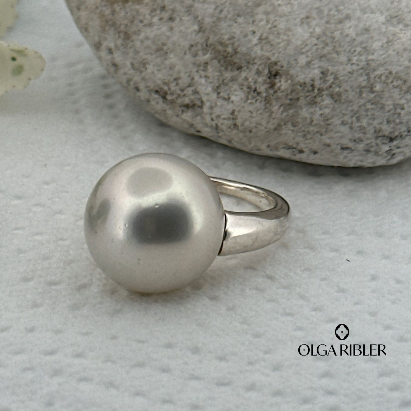Olga Ribler Anelli: Kunstperle Sterling Silber Ring - Grösse 55 – Nuovo (secondo la descrizione) da Luzern venduto da Schmuckoutlet 6