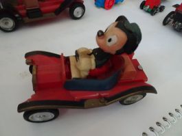 Micky Maus Auto, Oldtimer Spielzeugauto, Rarität, Disney
