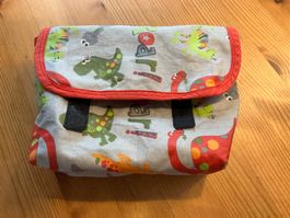 LENKERTASCHE  Dinosauriermuster,  HANDMADE