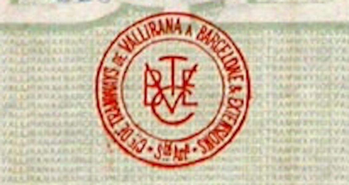 Documenti: Tramways de Vallirana à Barcelone & Extensions SA - 1911 – Usato da Solothurn venduto da Sgasche 1