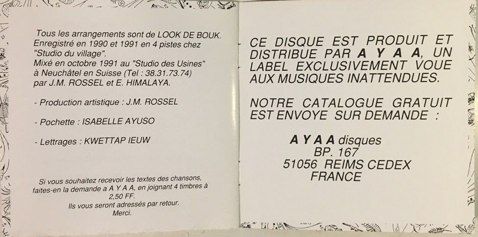 CD: Look de Bouk - Bec et ongles – Usato da Grüningen venduto da azulgris 4