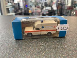 Rare Roco 1:87 H0 dodge 1352 Ambulance