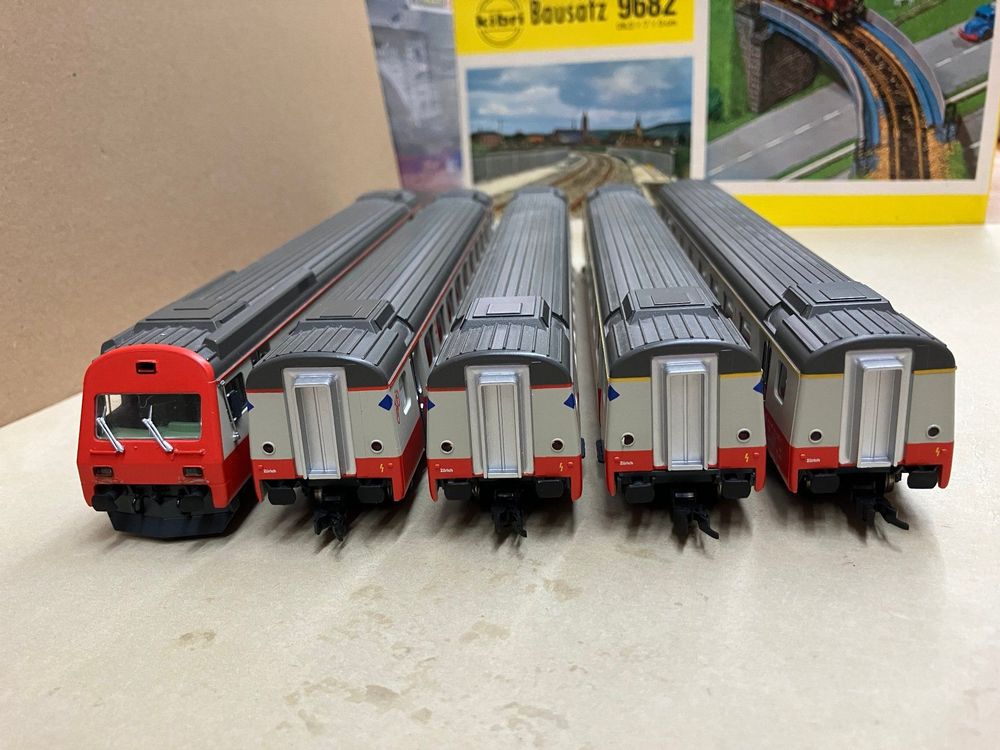 Liliput Modelleisenbahnen: Liliput 5-teilige Komposition Swiss Express EW III, Epoche V – Gebraucht aus Neuendorf von sitek071 6