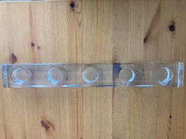Glaszi Hergiswil Kerzenständer Glas 5er-Set, Schweiz, Han...