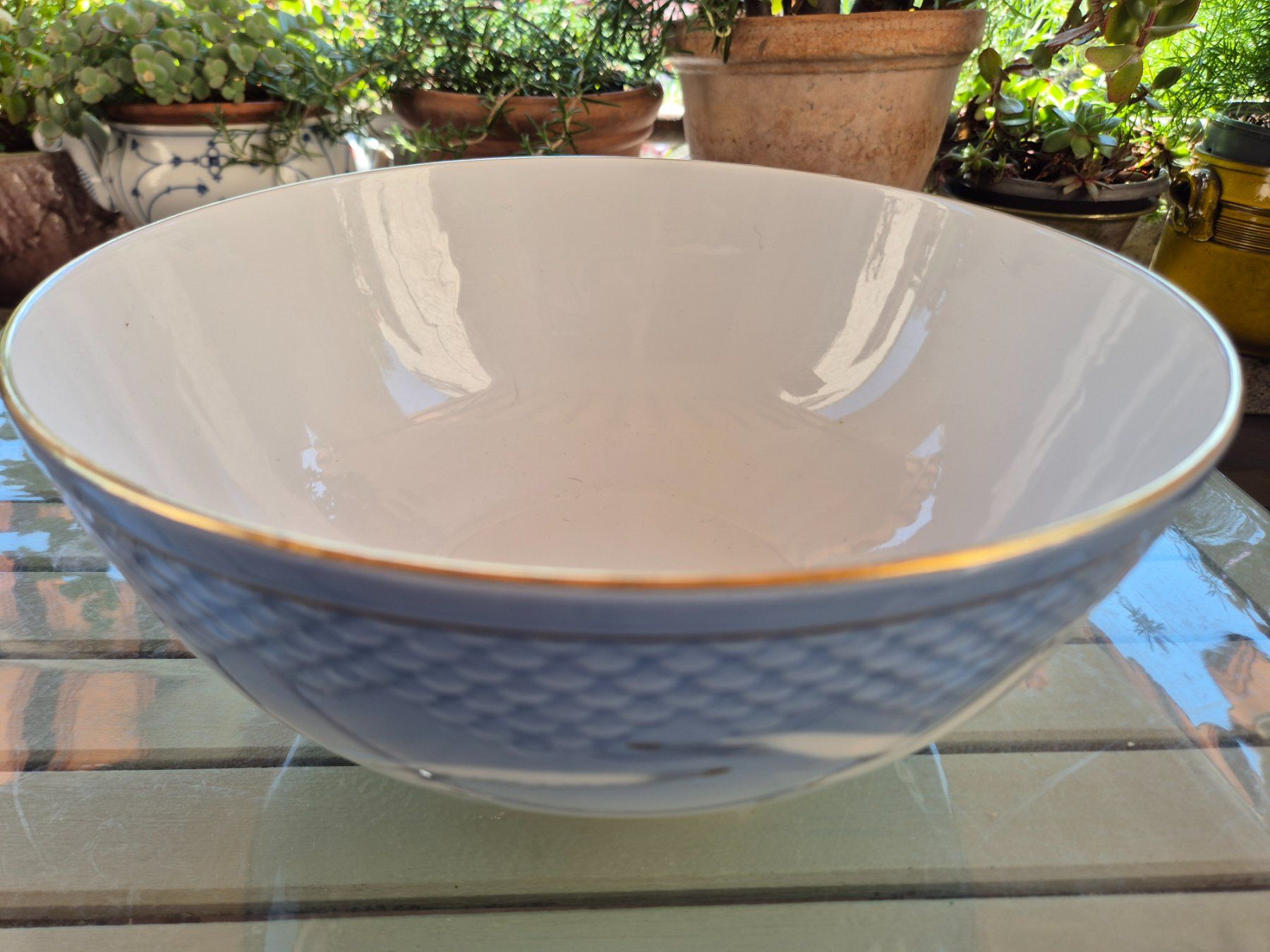 Royal Copenhagen Ciotole: Grosse Schüssel mit Möwenmotiv Bing&Grondhal – Nuovo (secondo la descrizione) da Bern venduto da aronari 2