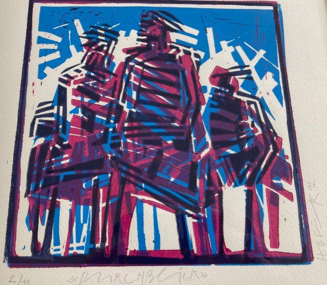 Grafica & Litografie: Durchblick von Beat Hofer 2012      (ID 5105) – Usato da Gelterfingen venduto da art-and-more 1