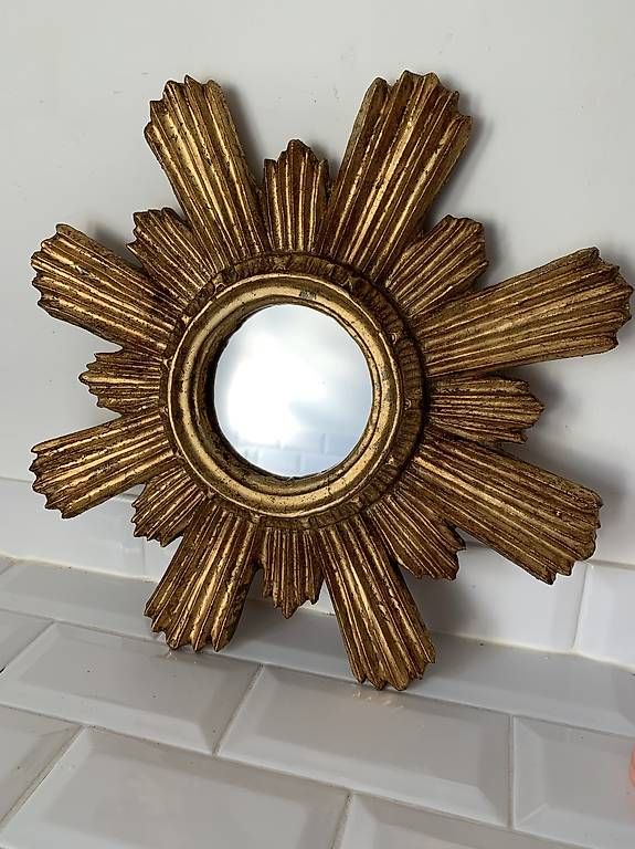 Miroirs: Miroir soleil vintage – D'occasion à Montreux par Barber_Swiss_Vintage