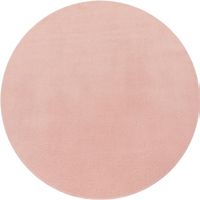 SONDERPREIS ‼️ XXL Teppich Rund Pastellrosa NEU 200 cm