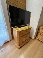 TV-Möbel Kiefer Massiv mit Schublade und Türchen