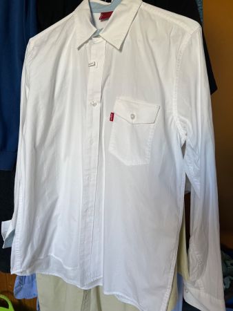 Hemd levi's Red Tab Collection, weiss Größe M - Top
