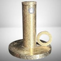 🌟Design Kerzenständer Gold 🌟 Brutalismus Leuchter Vintage