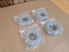 4x neues Cat 7 Ethernetkabel grau 20m ab 1.-