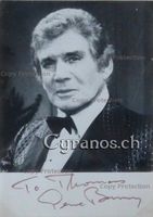 Gene Barry (1919-2009) Schauspieler - Autogramm