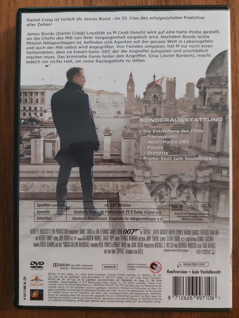 Tous les DVDs: DVD - James Bond 007 Skyfall – D'occasion à Rheinfelden par Onyx74 1