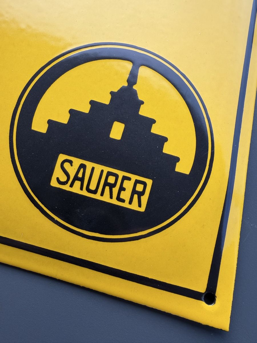 Saurer Schilder: Plaque émaillée camion Saurer – Gebraucht aus Ecuvillens von mcw_lx9j 3