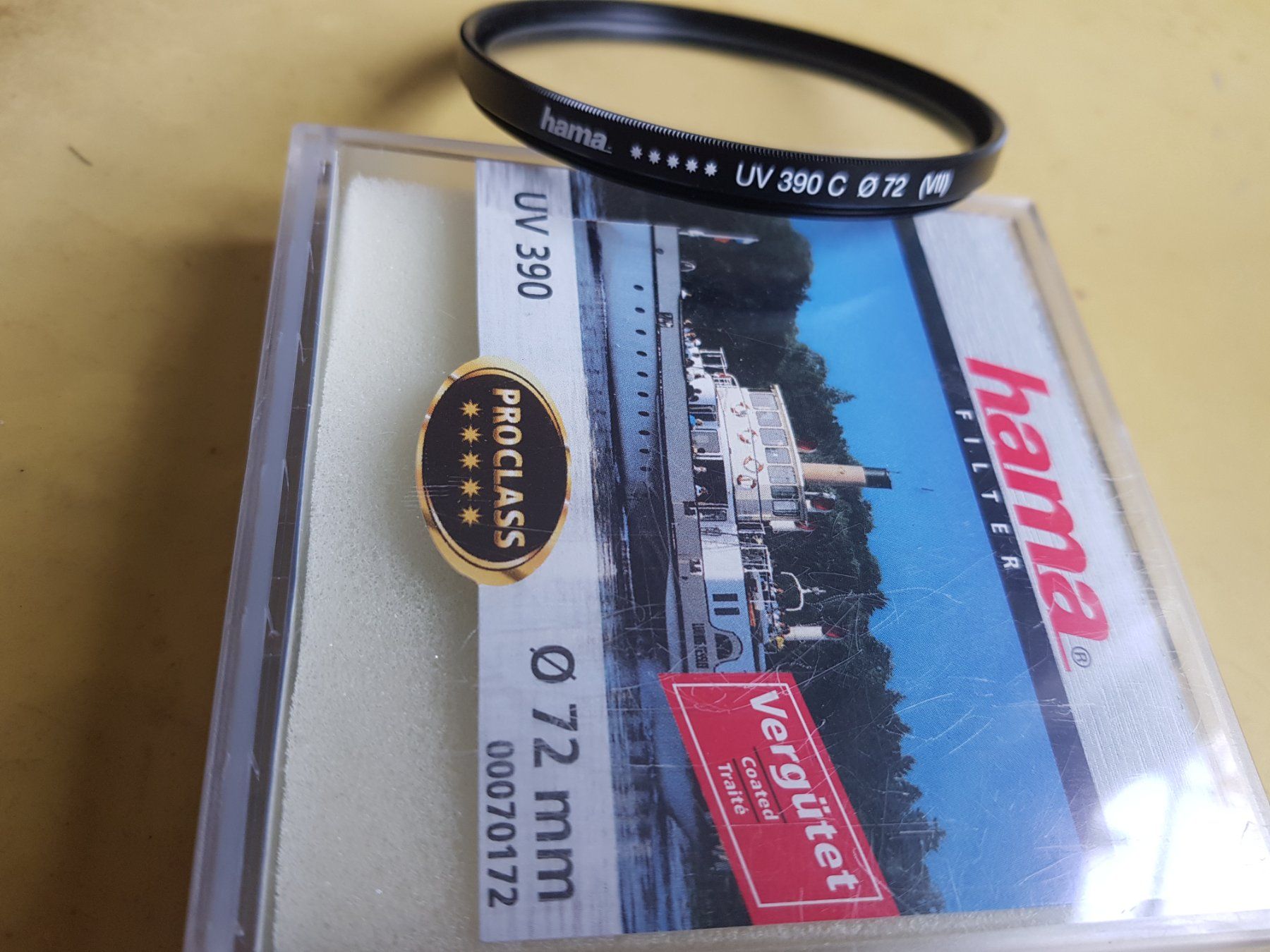 Hama Filtri: Filter UV390C 72 mm Hama – Usato da Urdorf venduto da Gsdpaul